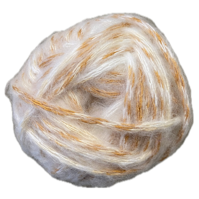 Pelote de laine douce polyacrylique BellaLana ZOEWA, 50g, jaune