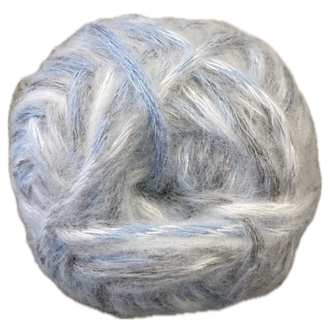 Pelote de laine douce polyacrylique BellaLana ZOEWA, 50g, bleu clair