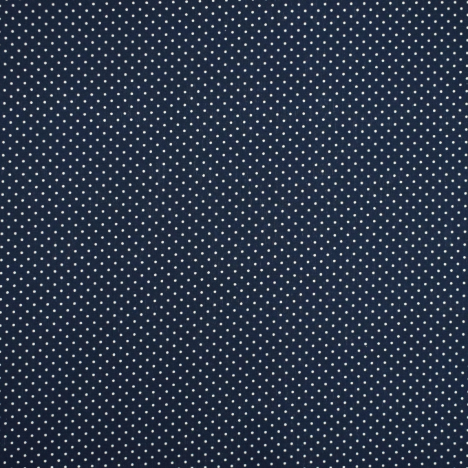 Gecoate katoen Punten, marineblauw