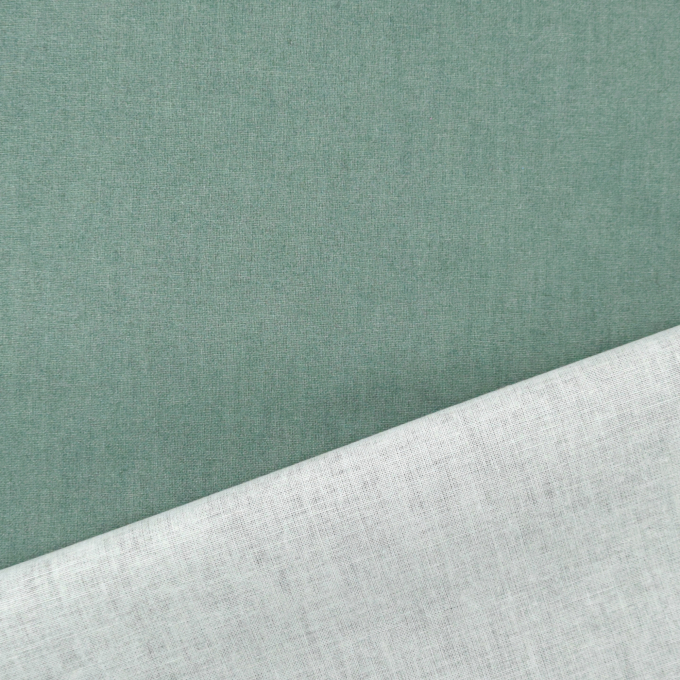 Tissu enduit coton déperlant uni, vert pâle