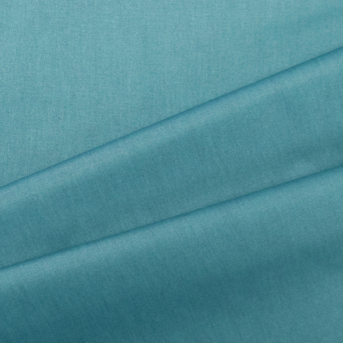 Tissu enduit coton déperlant uni, bleu pétrole