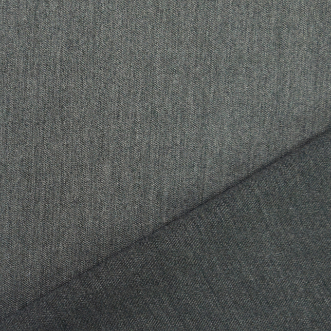 Tissu gabardine bi stretch, gris foncé