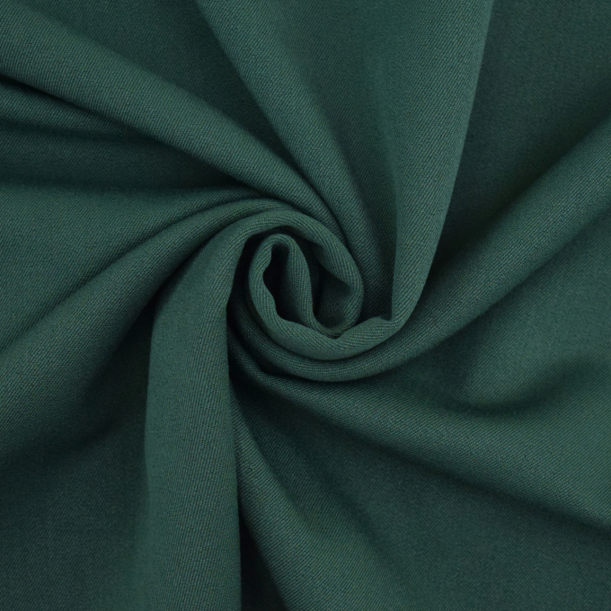 Tissu gabardine bi stretch, vert foncé