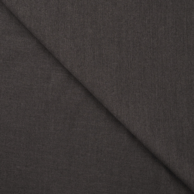 Gabardine Bi-elastisch uni, antracietgrijs gemêleerd