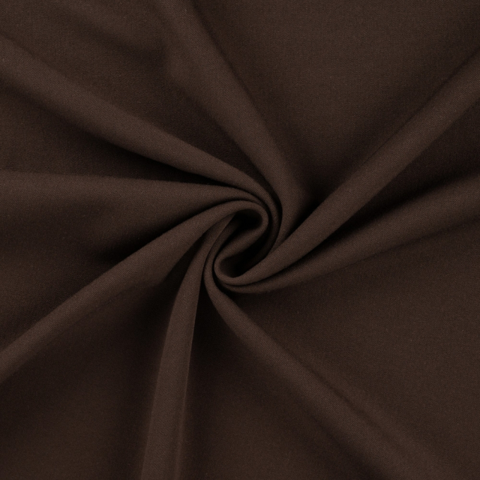 Gabardine Bi-elastisch uni, donkerbruin