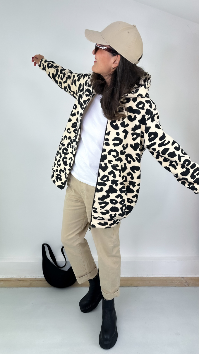 Bio- Sweat leopard, black