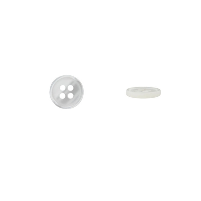 Blusenknopf 11 mm, weiß
