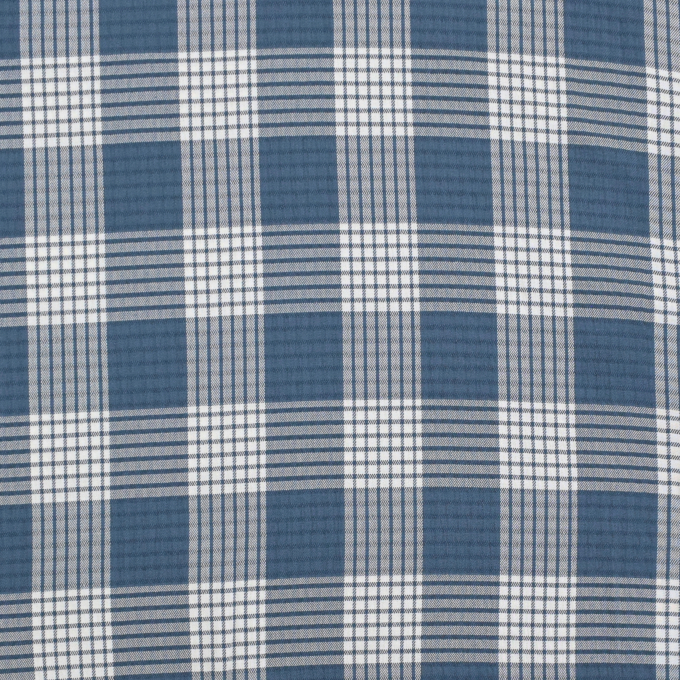 Blouse fabric Jacquard Jiska, blue