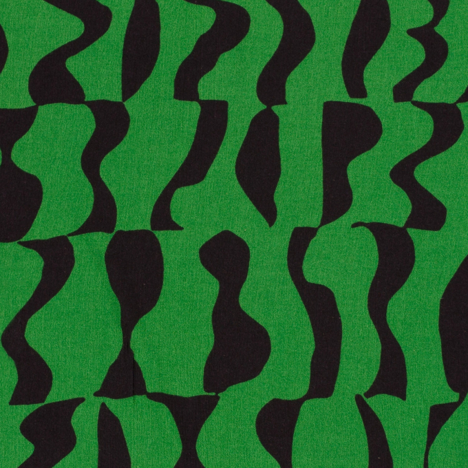 Viscose crêpe Abstract, groen