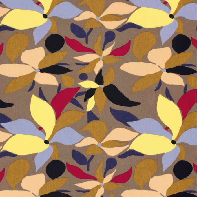 Viscose Crepe blossom, taupe