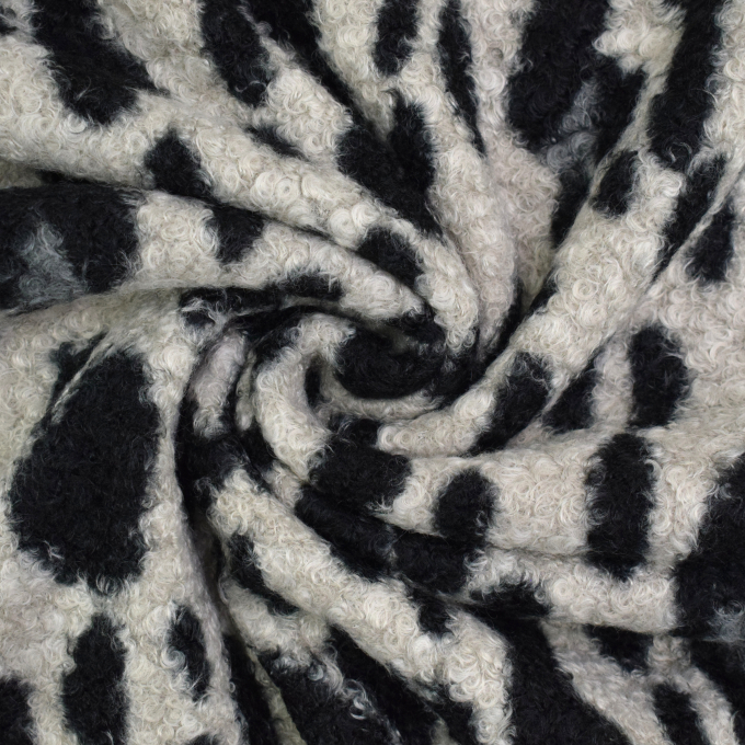 Bouclé Animal Print, beige