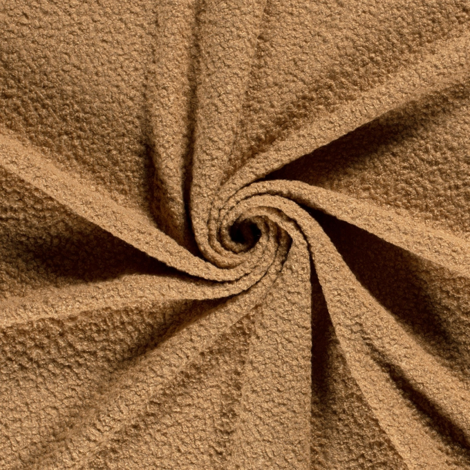 Bouclé, camel