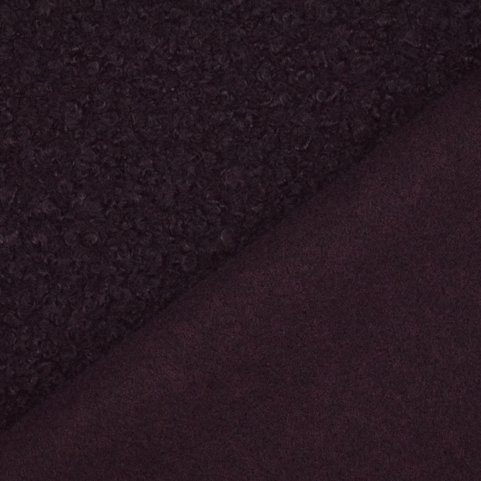 Bouclé Maxi, aubergine purple