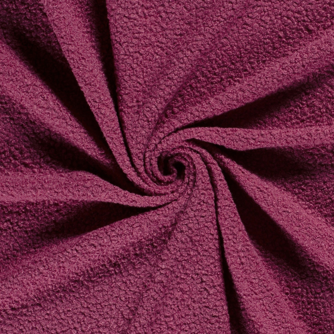 Bouclé, lichfuchsia