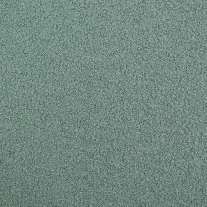 Tissu bouclette uni, vieux menthe