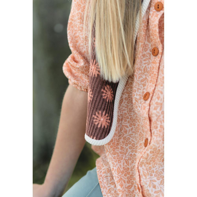 Corduroy Flowers Poppy, brown