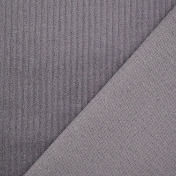 Tissu velours côtelé à grosses côtes, taupe