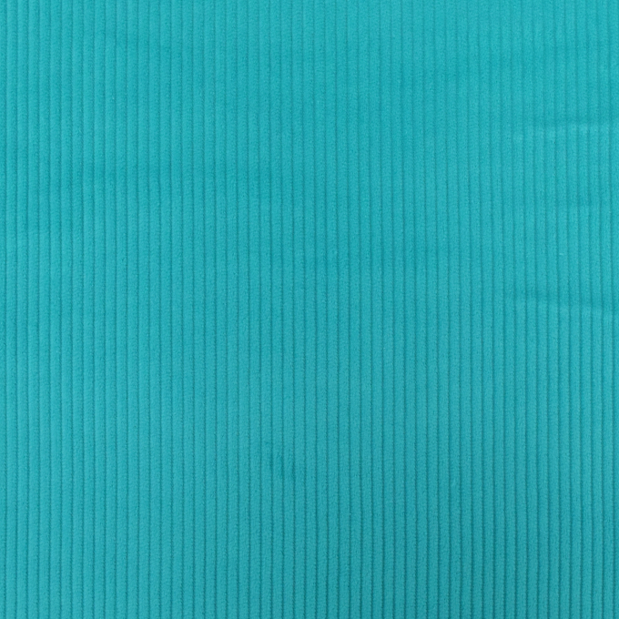 Tissu velours côtelé à grosses côtes, vert océan