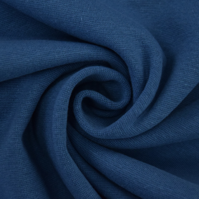 Bündchen glatt, jeansblau
