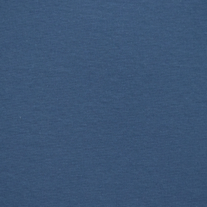Tissu bord-côte jersey tubulaire lisse, bleuet