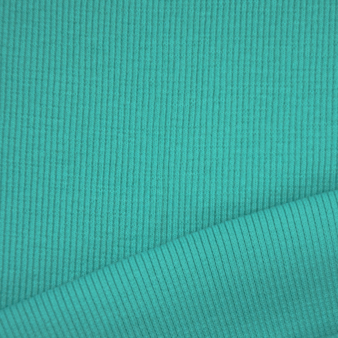 Bündchenstoff gerippt, aqua