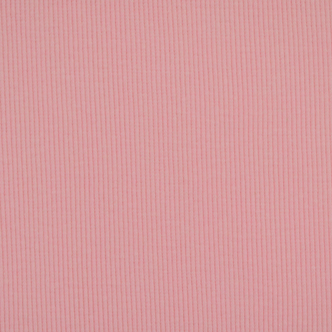 Tissu bord-côte jersey tubulaire côtelé, rose clair