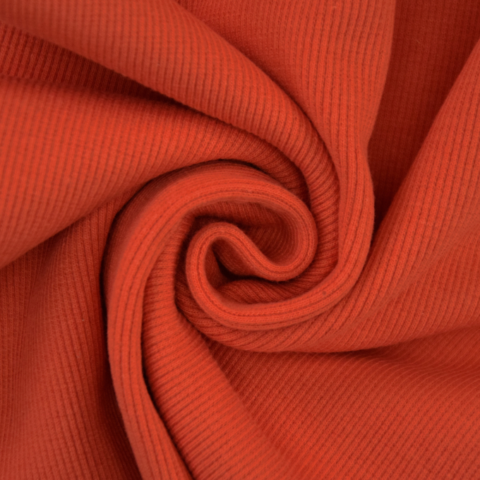 Bündchenstoff gerippt orange