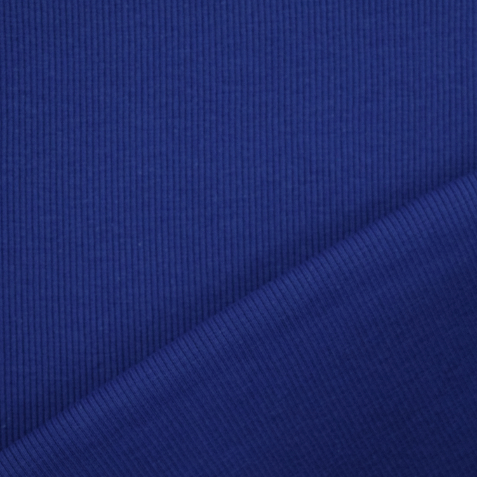 Bündchenstoff gerippt royalblau