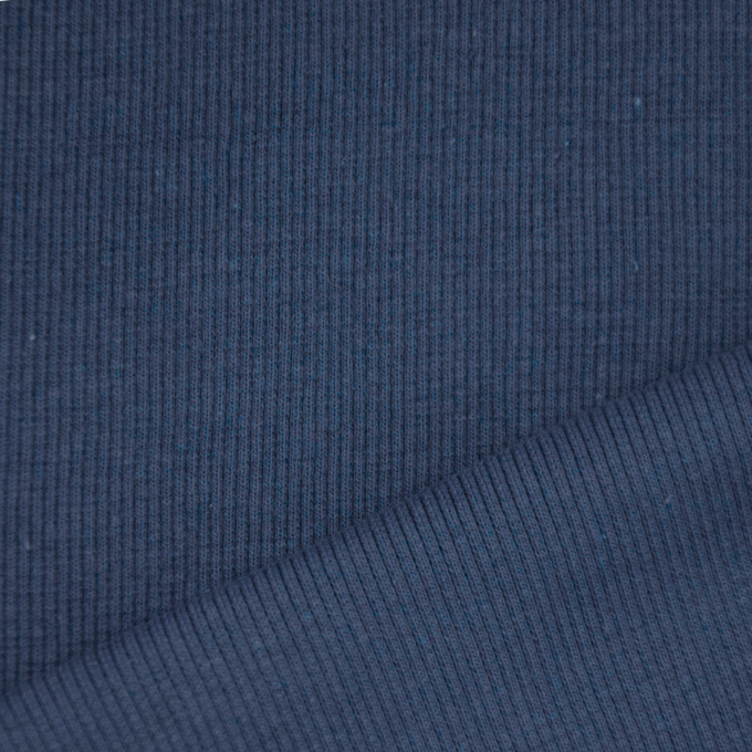 Bündchenstoff gerippt, taubenblau