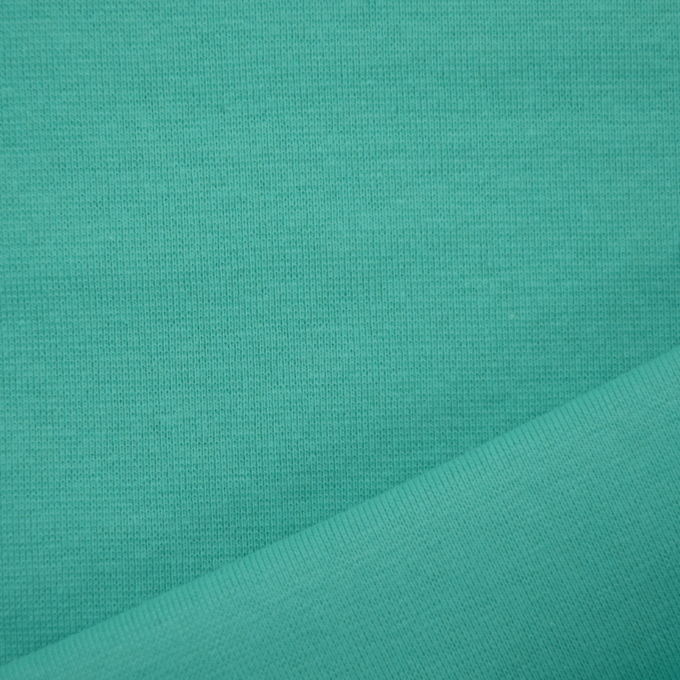 Bündchenstoff glatt, aqua