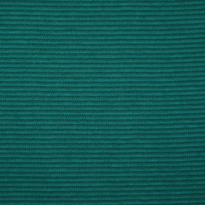 Tissu bord-côte jersey tubulaire à rayures (mini) Amour, turquoise – bleu pétrole