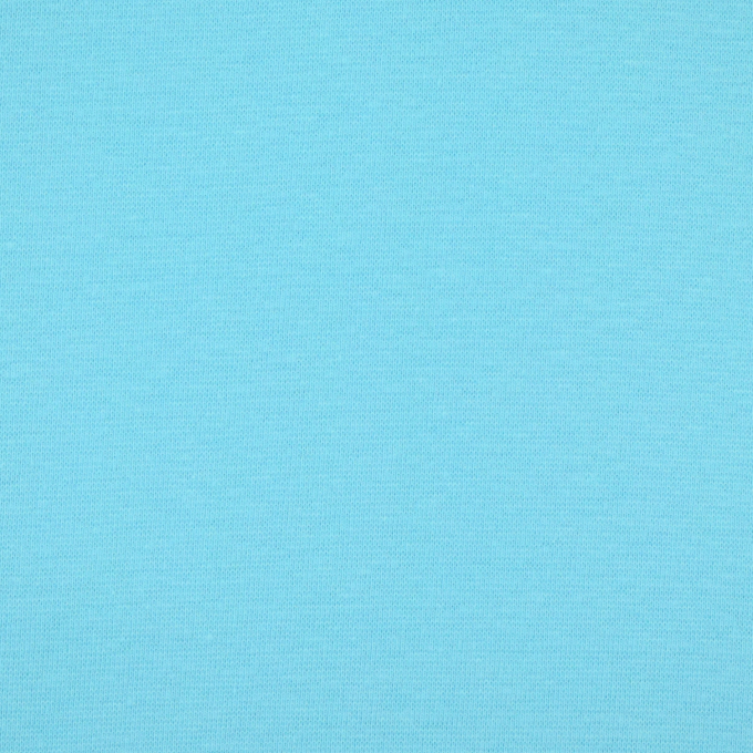 Tissu bord-côte jersey tubulaire lisse, turquoise clair