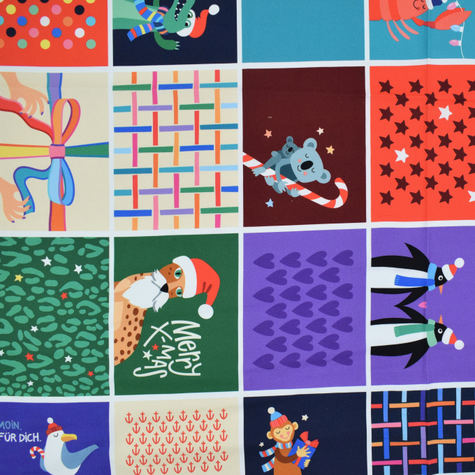 Toile canvas panneau bio Albstoffe Hamburger Liebe Wild X Mas Make a Wish