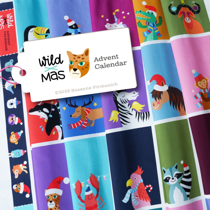 Canvas Albatoffe Hamburger Liebe panel Wild XMas Advent calendar