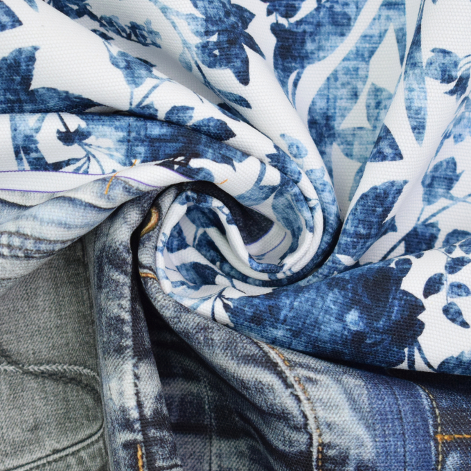 Canvas paneel Weekend Bag Series Jeans Couture 150 x 200 cm