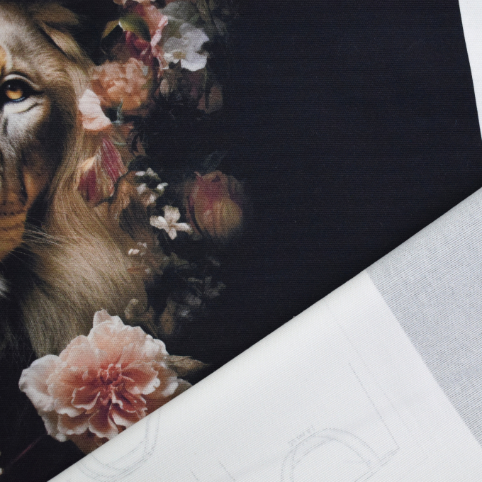 Canvas Taschenpanel Gorgeous Wildlife 125 x 150 cm