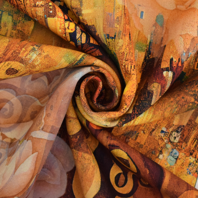 Canvas Bagpanel Gustav Klimt - The kiss 125 x 150 cm
