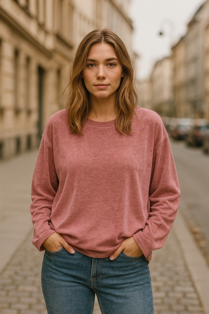 Chenille Stretch, altrosa