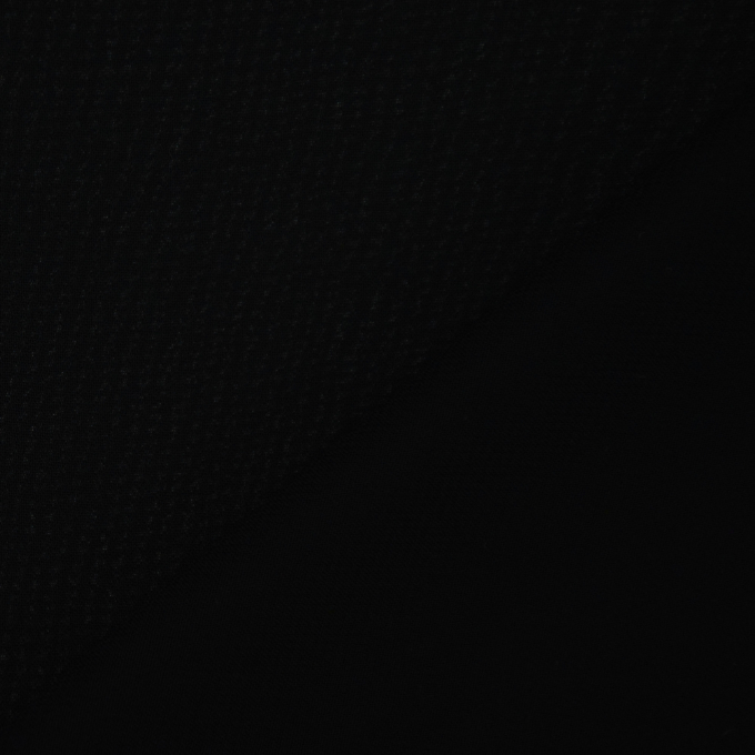 Tissu mousseline chiffon uni, noir