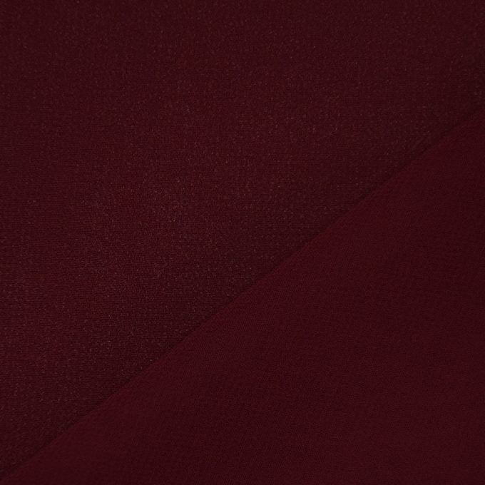 Tissu mousseline chiffon uni, bordeaux