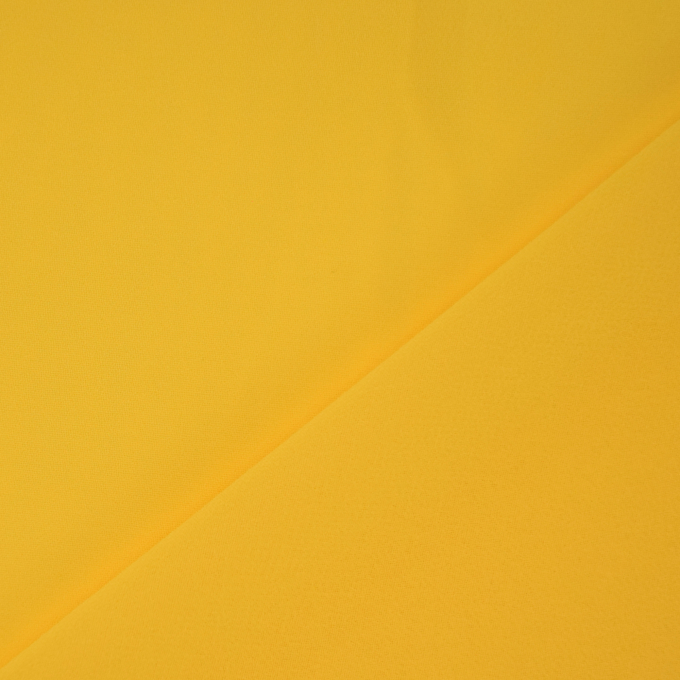 Tissu mousseline chiffon uni, jaune