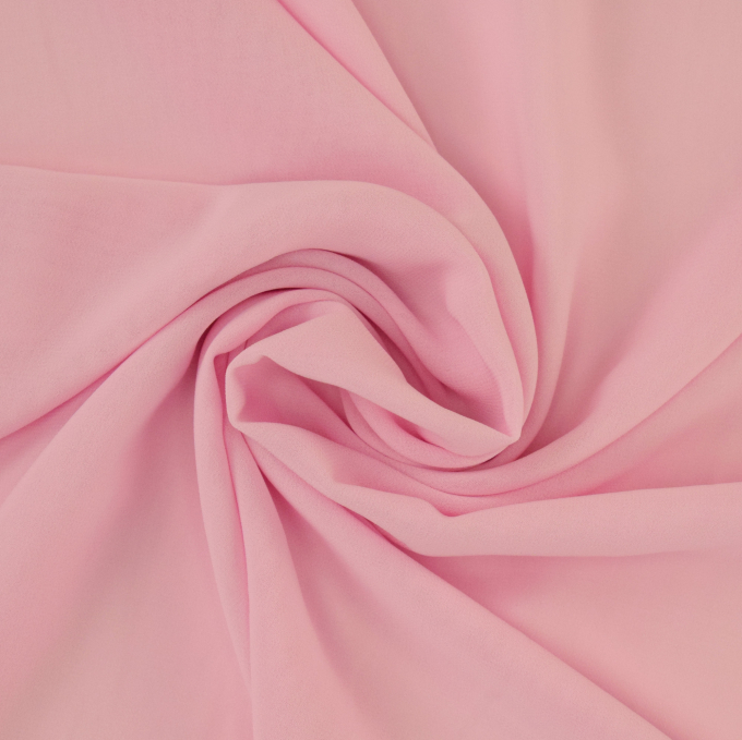 Chiffon uni, lichtroze