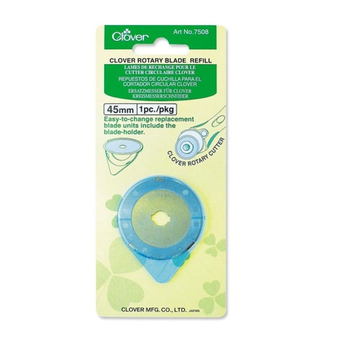 Lame de rechange pour cutter rotatif Clover, 45mm/1pc