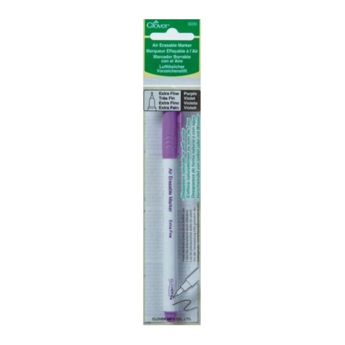 Clover Luftlöslicher Vorzeichenstift (Violett Extra Fein)