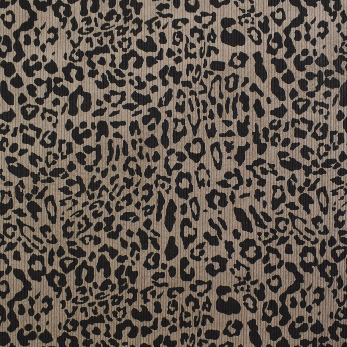 Cord Leopard, taupe