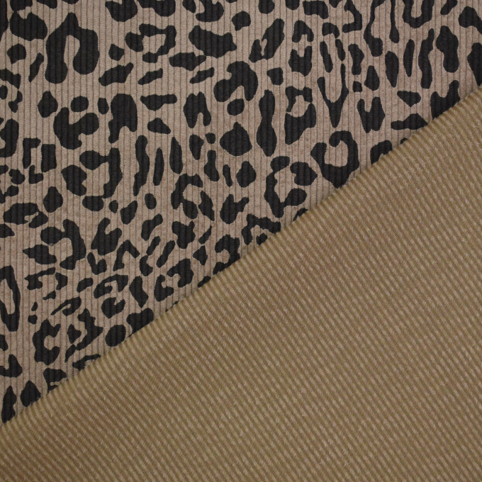 Cord Leopard, taupe