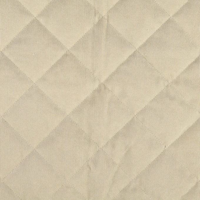 Quilted corduroy fabric, natural