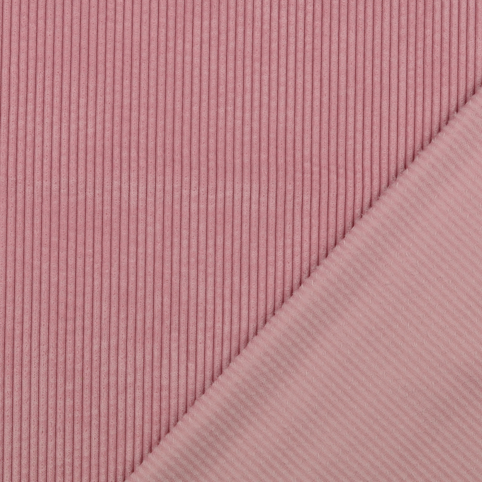 Corduroy effen, oudroze