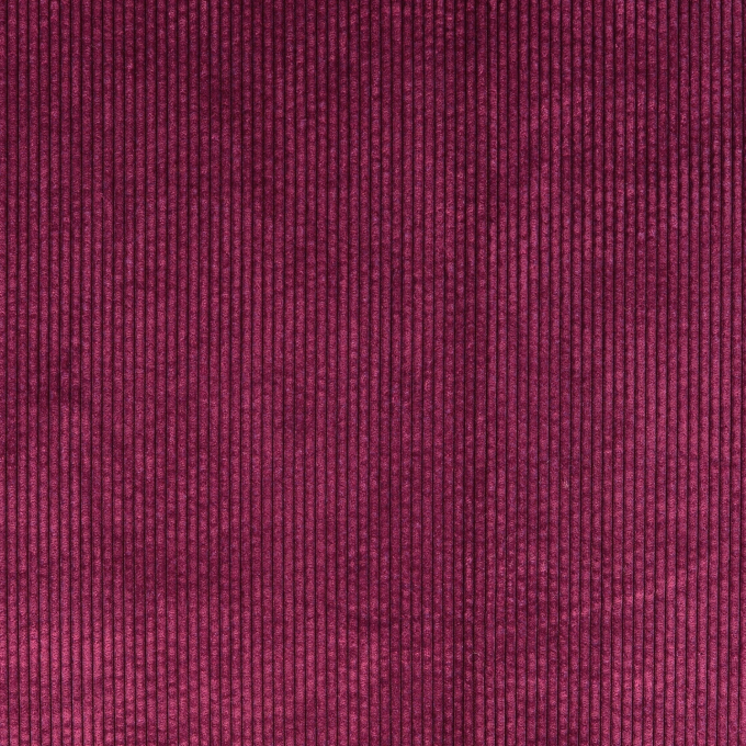 Velours côtelé uni à grosses côtes, baies