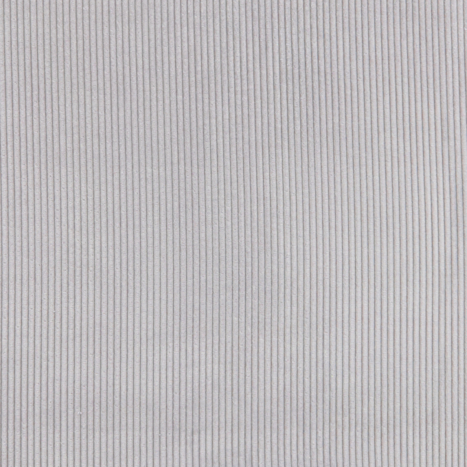 Tissu velours côtelé uni à grosses côtes, gris